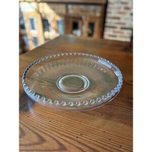 Imperial Glass Candlewick 10.5 Inch Curved Rim Float Bowl